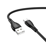 Cablu Borofone Energy Series (BX121), USB to Type-C, PVC, 3A, 1m, Negru