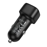 Incarcator Borofone Car Cloud (BZ34), USB, Single Port, 18W (QC/FCP/AFC), ABS, for 12-24V, Negru