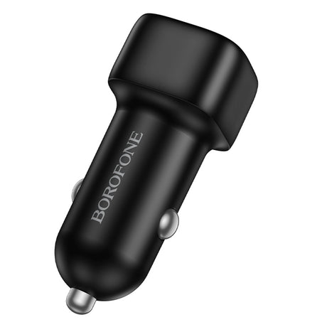 Incarcator Borofone Car Cloud (BZ34), USB, Single Port, 18W (QC/FCP/AFC), ABS, for 12-24V, Negru
