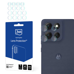 Folie de protectie 3mk Lens Protection (set de 4) compatibil cu Motorola Moto G86 / G86 Power, Transparent