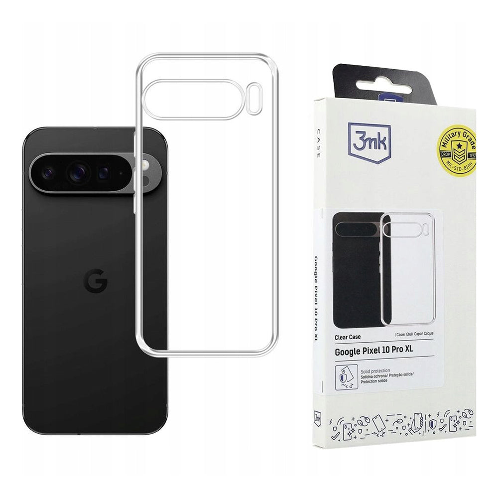 Husa de protectie 3mk Clear compatibil cu Google Pixel 10 Pro XL, Transparent
