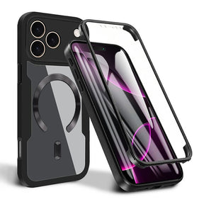 Folie de protectie Techsuit ColorVerse 360 MagSafe Series + compatibil cu iPhone 17 Pro Max, Negru