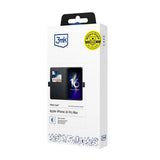 Husa de protectie 3mk Wallet compatibil cu iPhone 16 Pro Max, Negru
