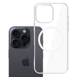 Husa de protectie 3mk Clear MagCase compatibil cu iPhone 16 Pro Max, Transparent