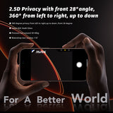 Folie de protectie ANANK 2.5D 5X Reinforced 360° Privacy compatibil cu iPhone 17 Air, Negru