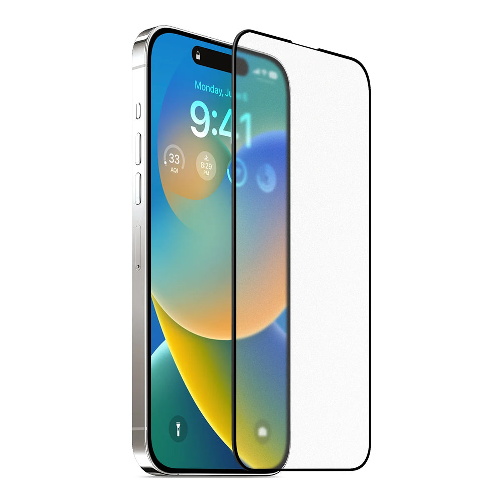 Folie de protectie ANANK 2.5D 5X Reinforced Anti-fingerprint compatibil cu iPhone 17 Pro Max, Negru