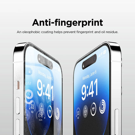 Folie de protectie ANANK 2.5D 5X Reinforced Anti-fingerprint compatibil cu iPhone 17 Pro Max, Negru