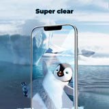 Folie de protectie ANANK 2.5D 5X Reinforced Anti-fingerprint compatibil cu iPhone 17, Negru