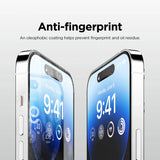 Folie de protectie ANANK 2.5D 5X Reinforced Anti-fingerprint compatibil cu iPhone 17, Negru