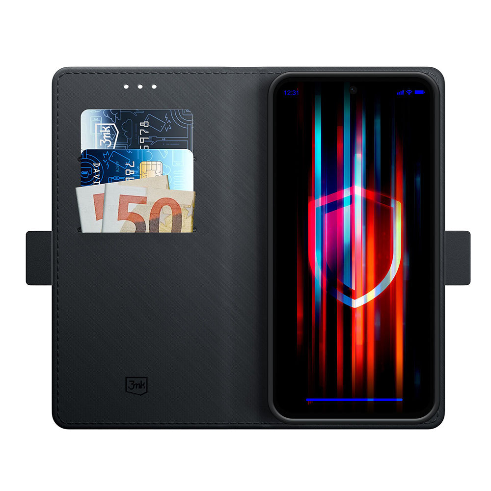3mk Husa de protectie 3mk Wallet compatibil cu iPhone 16e / iPhone 17e, Negru – imagine 3