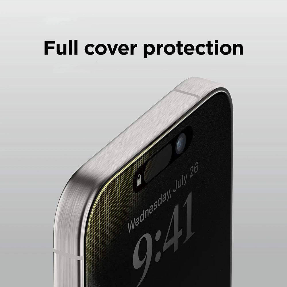 Folie de protectie ANANK 2.5D 5X Reinforced 180° Privacy compatibil cu iPhone 17, Negru