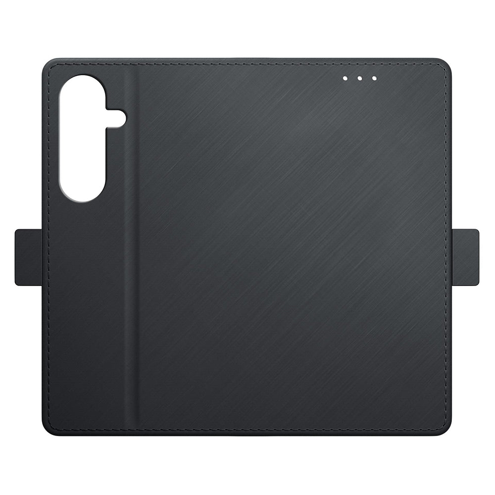 Husa de protectie 3mk Wallet compatibil cu Samsung Galaxy S25, Negru