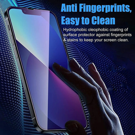 Folie de protectie ANANK 2.5D 5X Reinforced Anti-blue Light compatibil cu iPhone 17 Air, Negru