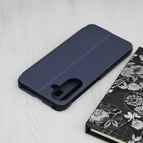Husa de protectie Techsuit eFold Series compatibil cu Samsung Galaxy A17 5G / A17 4G / M17 / F17, Albastru Inchis