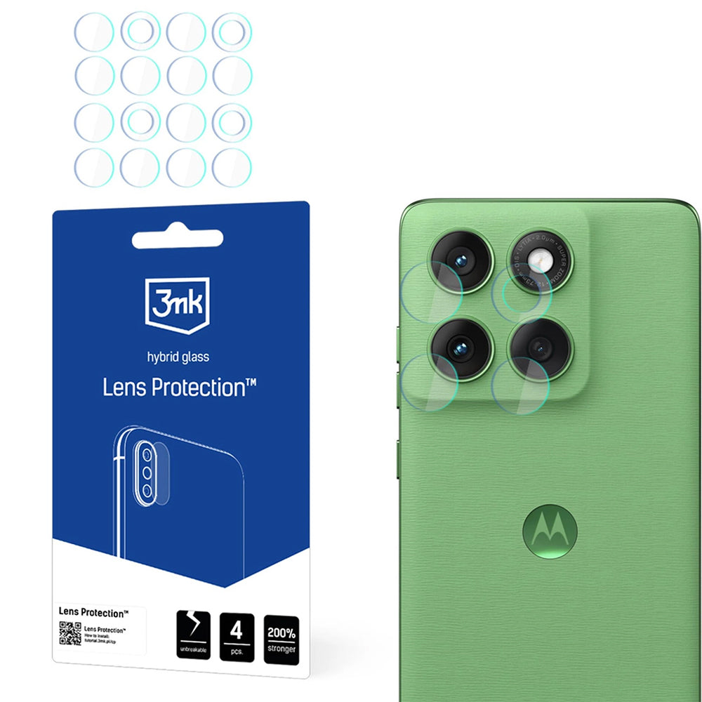 Folie pentru Motorola Edge 60 (set 4) - 3mk Lens Protection - Clear