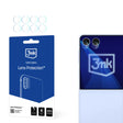 Folie de protectie 3mk Lens Protection (set de 4) compatibil cu Samsung Galaxy Z Flip7, Transparent