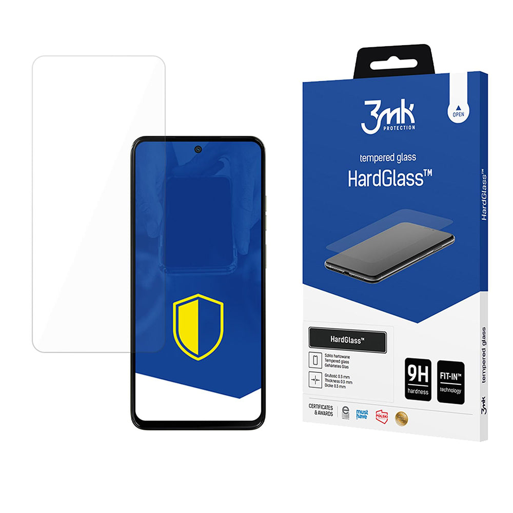 Folie de protectie 3mk HardGlass Tempered compatibil cu Motorola Moto G15 / G15 Power / G05 / E15, Transparent