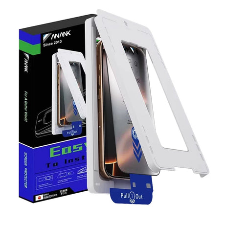 Folie de protectie ANANK 2.5D 5X Reinforced HD with Installation Box compatibil cu iPhone 17, Negru