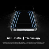 Folie de protectie ANANK 3D Invisible 5X Reinforced Edge to Edge compatibil cu iPhone 17 Pro, Negru