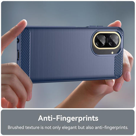 Husa de protectie Techsuit Carbon Silicone compatibil cu Xiaomi Redmi A5 4G (Standard), Albastru