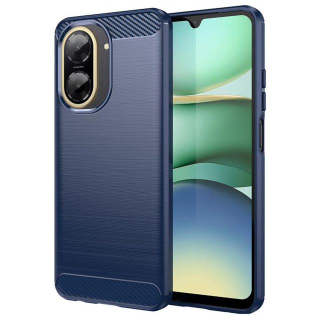 Husa de protectie Techsuit Carbon Silicone compatibil cu Xiaomi Redmi A5 4G (Standard), Albastru