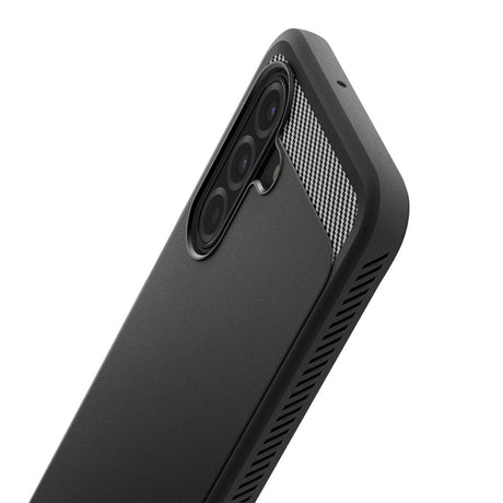 Husa de protectie Spigen Rugged Armor (ACS09844) compatibil cu Samsung Galaxy A17 4G / A17 5G, Negru