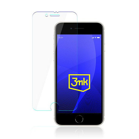 Folie de protectie 3mk FlexibleGlass compatibil cu iPhone 7 / iPhone 8 / iPhone SE 2, SE 2020 / iPhone SE 3, SE 2022, Transparent