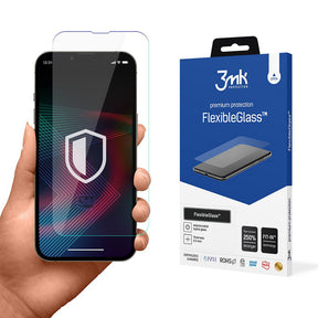 Folie de protectie 3mk FlexibleGlass compatibil cu iPhone 14 / iPhone 14 Pro, Transparent