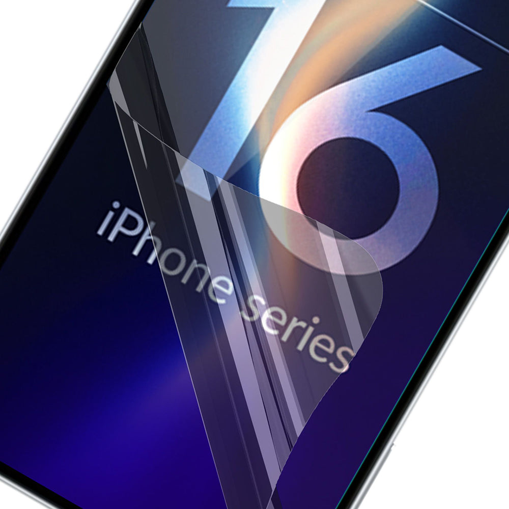 Folie de protectie 3mk FlexibleGlass compatibil cu iPhone 16 Pro, Transparent