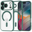 Husa de protectie Techsuit Luxury Crystal MagSafe compatibil cu iPhone 17 Pro, Deep Green