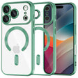 Husa de protectie Techsuit Luxury Crystal MagSafe compatibil cu iPhone 17 Pro Max, Verde Deschis