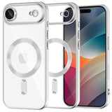 Husa de protectie Techsuit Luxury Crystal MagSafe compatibil cu iPhone 17 Air, Argintiu