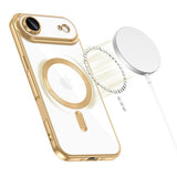 Husa de protectie Techsuit Luxury Crystal MagSafe compatibil cu iPhone 17 Air, Rosu