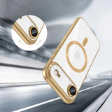 Husa de protectie Techsuit Luxury Crystal MagSafe compatibil cu iPhone 17 Air, Rosu