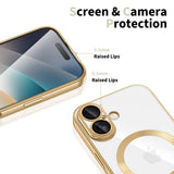 Husa de protectie Techsuit Luxury Crystal MagSafe compatibil cu iPhone 17, Deep Green