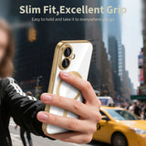 Husa de protectie Techsuit Luxury Crystal MagSafe compatibil cu iPhone 17, Argintiu