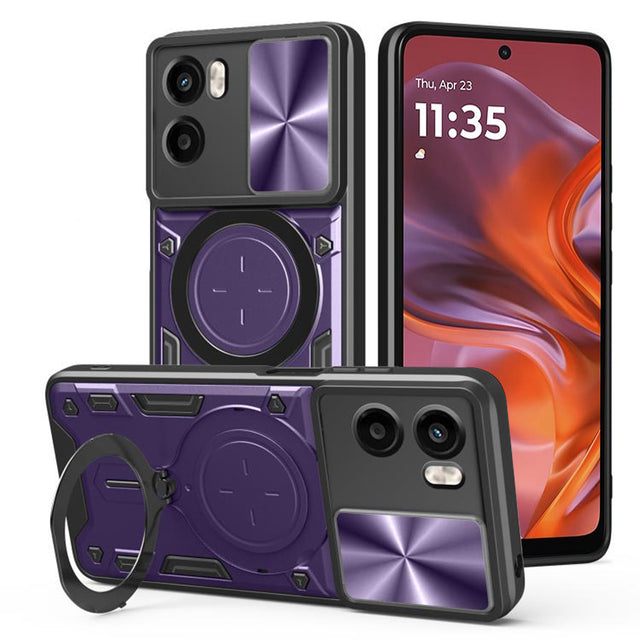 Husa de protectie Techsuit CamGuard Pro compatibil cu Motorola Moto G05 / E15, Mov