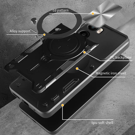 Husa de protectie Techsuit CamGuard Pro compatibil cu Motorola Moto G05 / E15, Mov