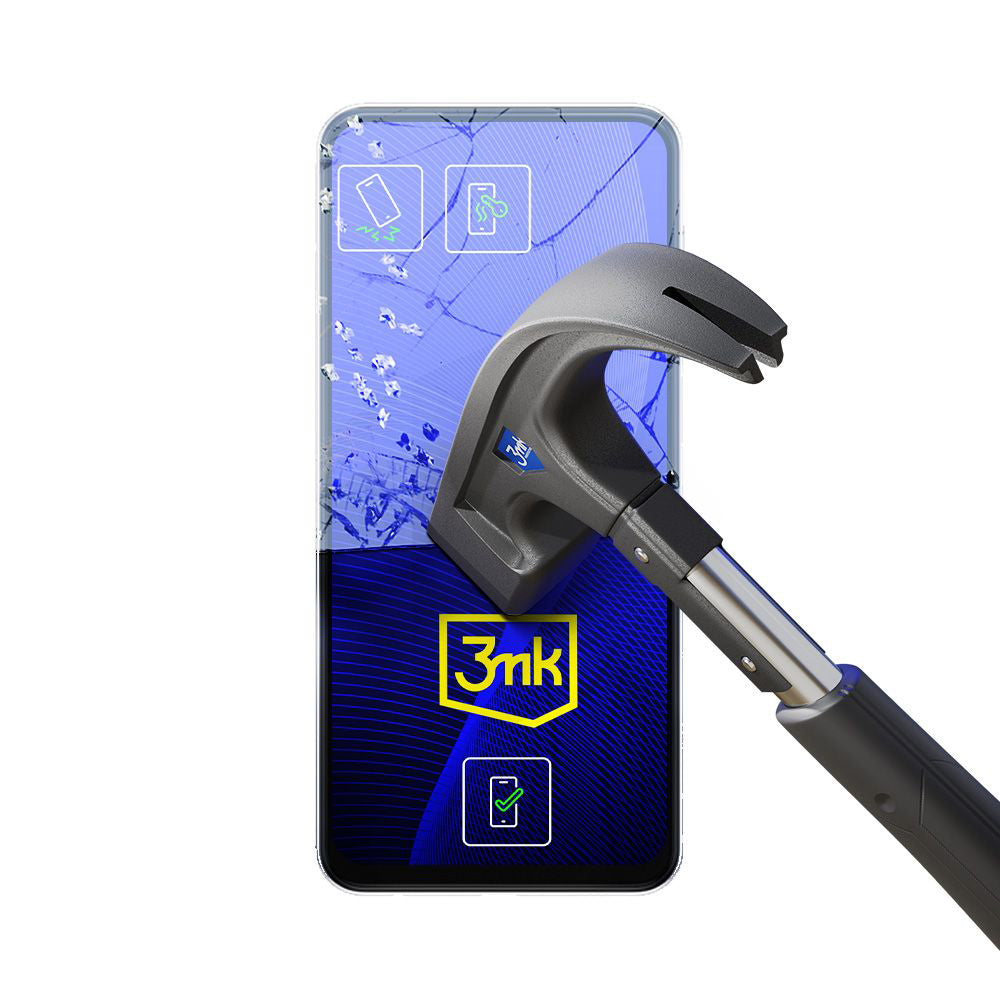 Folie de protectie 3mk FlexibleGlass compatibil cu Samsung Galaxy A54, Transparent