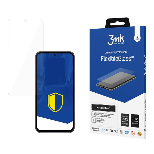 Folie de protectie 3mk FlexibleGlass compatibil cu Samsung Galaxy A54, Transparent