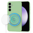 Husa de protectie Techsuit SoftFlex MagSafe compatibil cu Samsung Galaxy S23 FE, Verde Menta