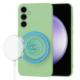 Husa de protectie Techsuit SoftFlex MagSafe compatibil cu Samsung Galaxy S23 FE, Verde Menta