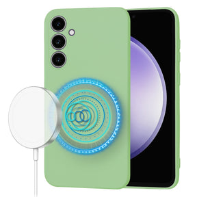 Husa de protectie Techsuit SoftFlex MagSafe compatibil cu Samsung Galaxy S23 FE, Verde Menta