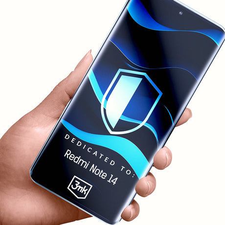 Folie de protectie 3mk FlexibleGlass compatibil cu Xiaomi Redmi Note 14 5G, Transparent