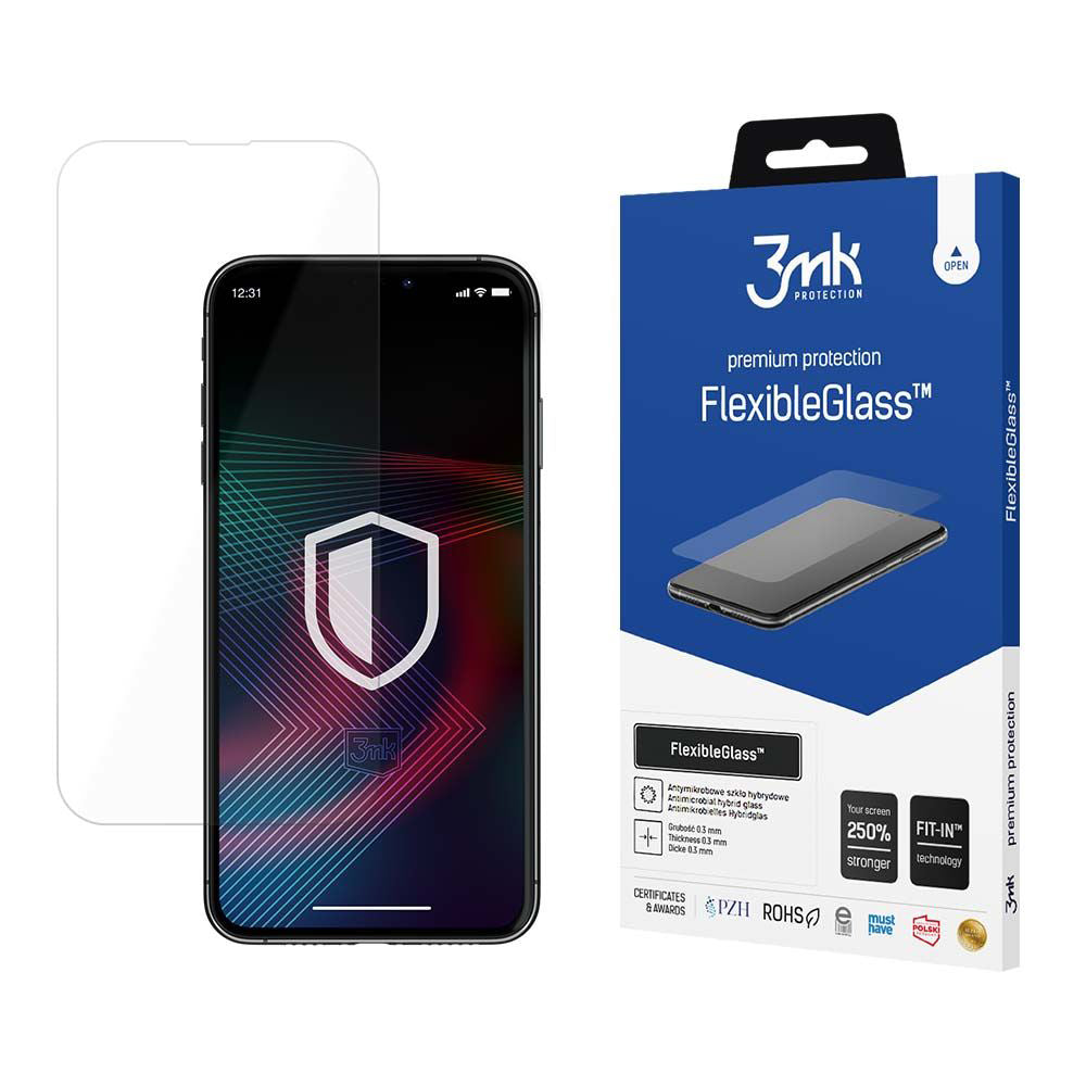 Folie de protectie 3mk FlexibleGlass compatibil cu iPhone 14 Pro Max / iPhone 14 Plus, Transparent