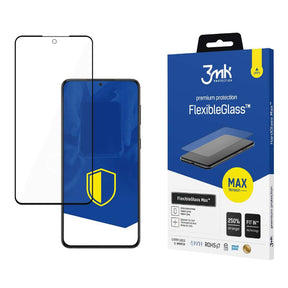 Folie de protectie 3mk FlexibleGlass Max compatibil cu Samsung Galaxy S24, Negru