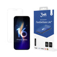 Folie de protectie 3mk FlexibleGlass Lite compatibil cu iPhone 16 Pro, Transparent