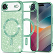 Husa de protectie Techsuit Luxury Glitter MagSafe compatibil cu iPhone 17 Air, Verde Deschis