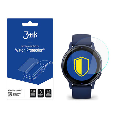 Folie de protectie smartwatch 3mk Watch Protection ARC (set de 3) compatibil cu Garmin vivoactive 5, Transparent