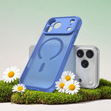 Husa de protectie Techsuit HaloFrost II MagSafe compatibil cu iPhone 17 Pro Max, Albastru Cer
